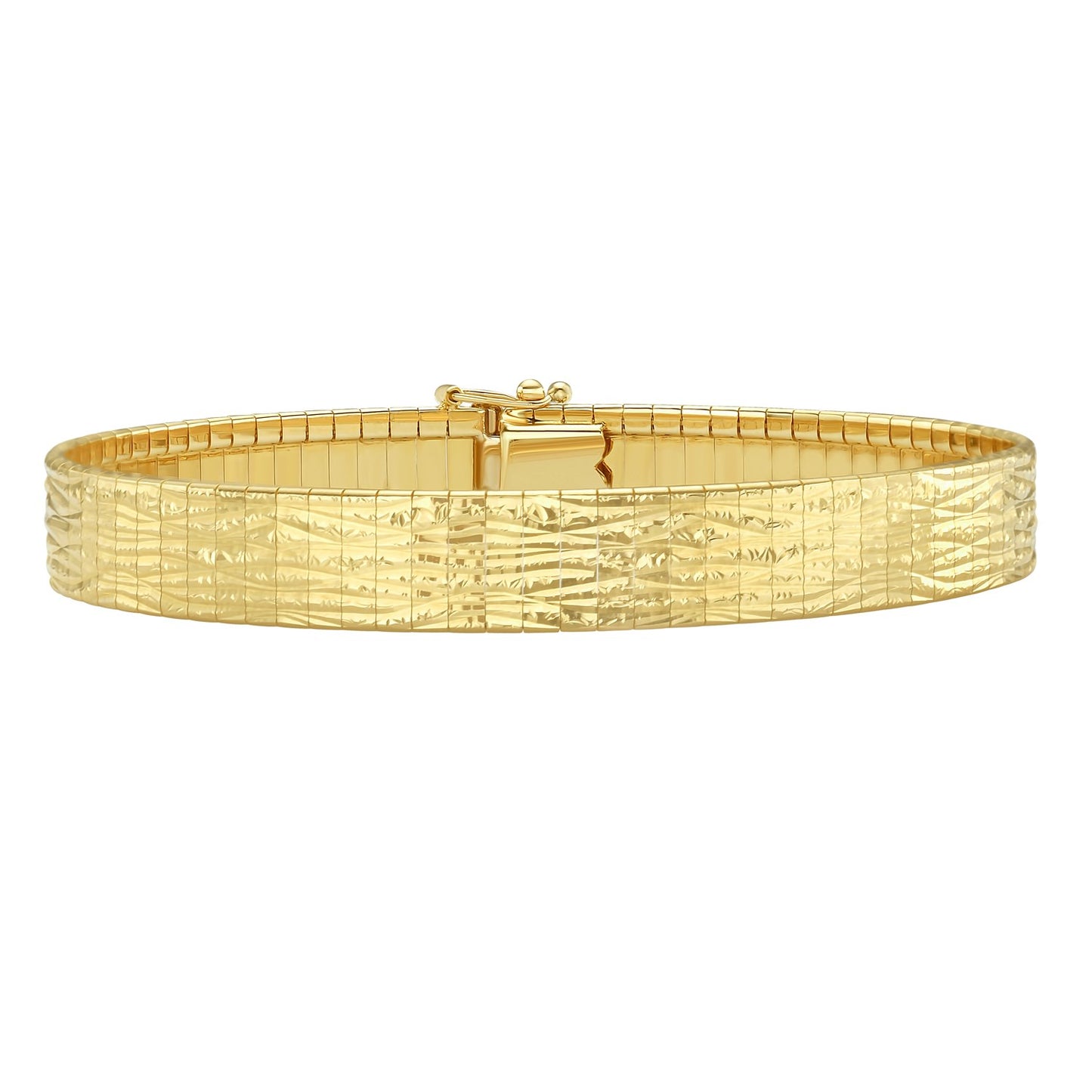 Glacier Bracelet in 14K Yellow Gold (8.00 mm) - The Best Accessory