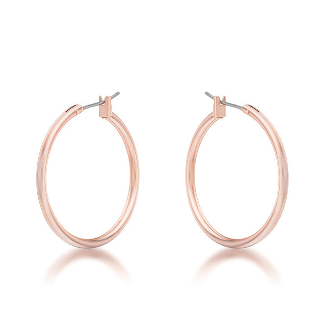 Small Rosegold Hoop Earrings - The Best Accessory