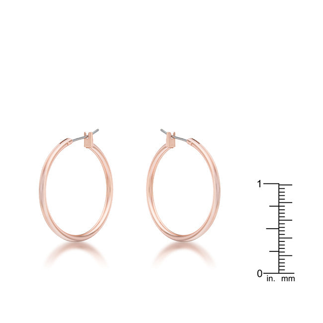 Small Rosegold Hoop Earrings - The Best Accessory