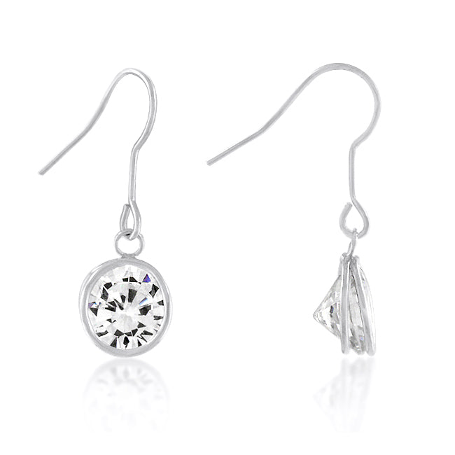 Bezel Solitaire Stud Earrings - The Best Accessory