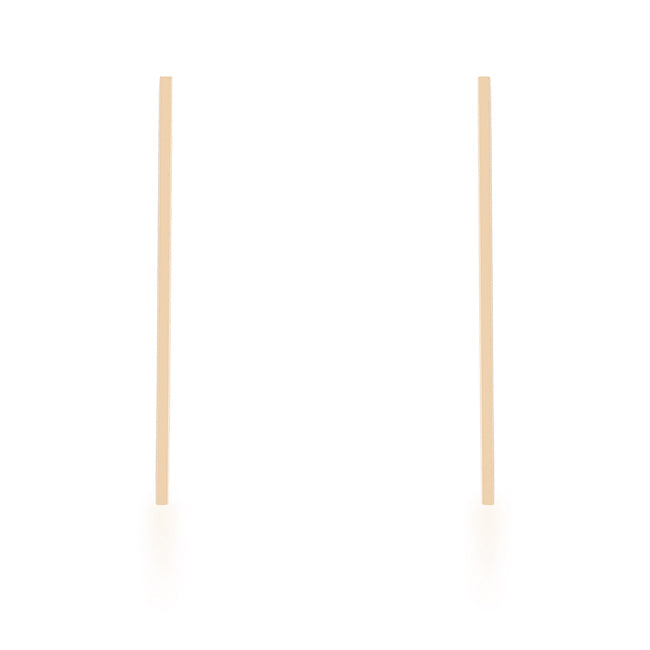 Carolee Gold Stainless Steel Line Drop Earrings - The Best Accessory