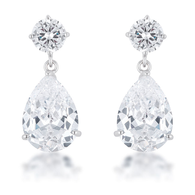 Shimmering CZ Earrings - The Best Accessory