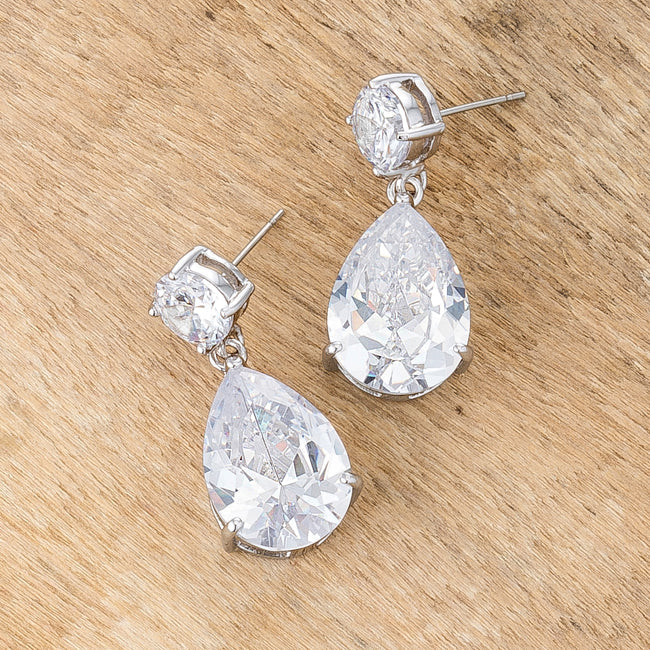 Shimmering CZ Earrings - The Best Accessory