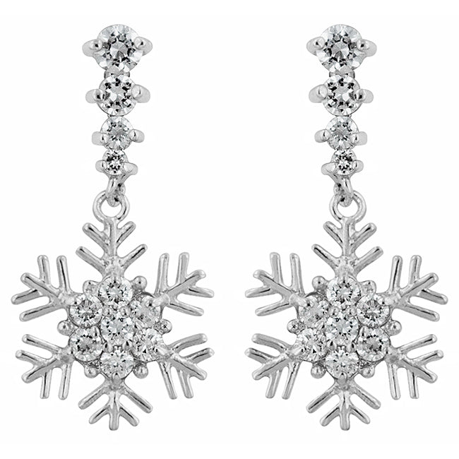 Snowflake Drop Earrings - The Best Accessory