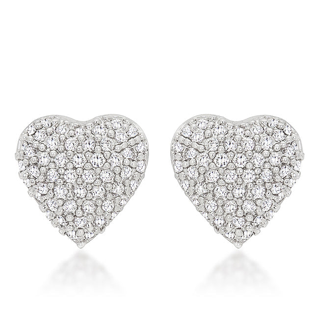 Special Pave Heart Earrings - The Best Accessory