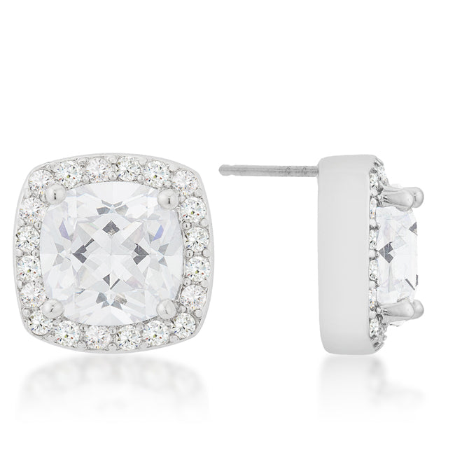 Pave Halo Earrings - The Best Accessory