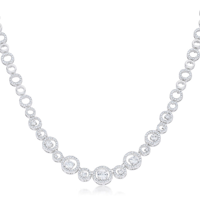 Graduated Cubic Zirconia Necklace - The Best Accessory