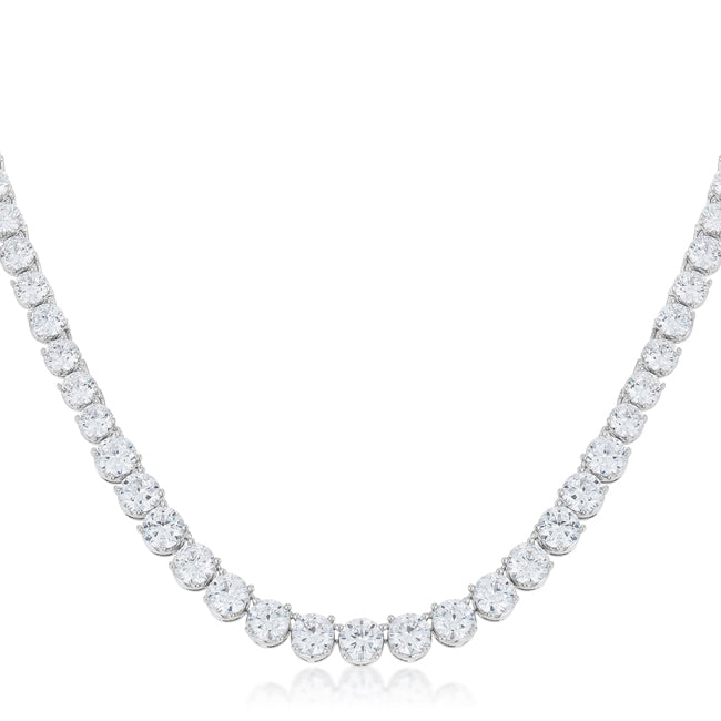 Graduated Cubic Zirconia Necklace - The Best Accessory
