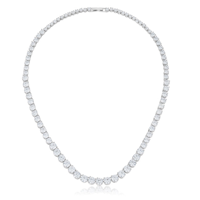 Graduated Cubic Zirconia Necklace - The Best Accessory