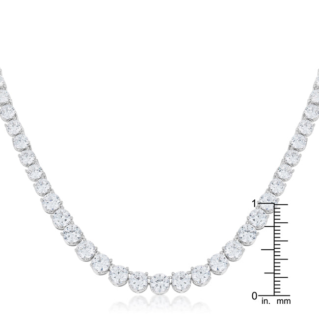 Graduated Cubic Zirconia Necklace - The Best Accessory