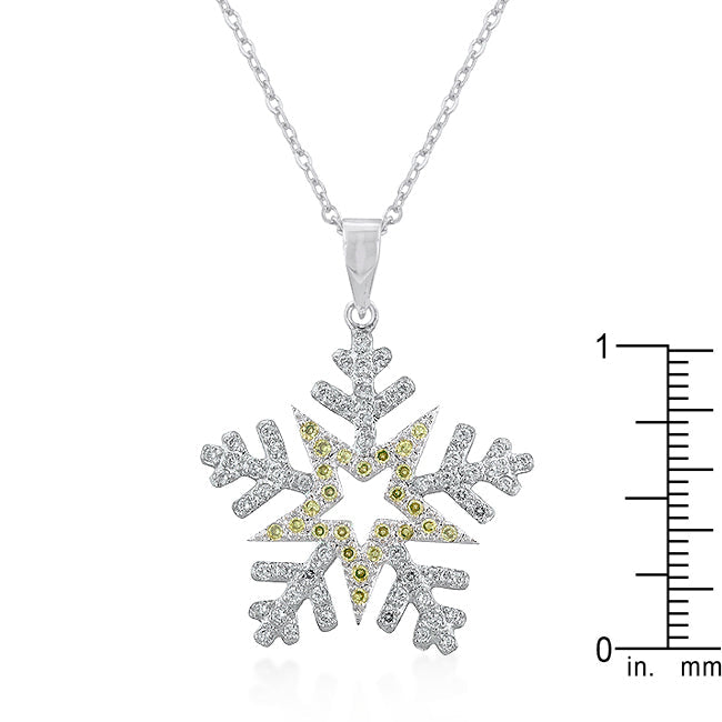 Pave Snowflake Pendant - The Best Accessory
