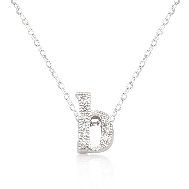 Micro-Pave Initial B Pendant - The Best Accessory