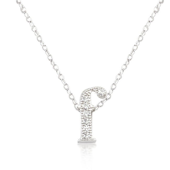 Micro-Pave Initial F Pendant - The Best Accessory