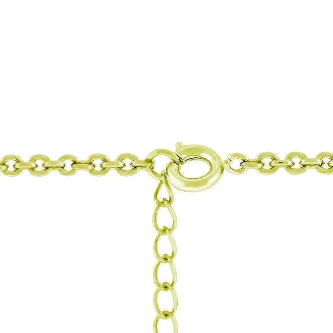 Golden Graduated Cubic Zirconia Circle Pendant - The Best Accessory