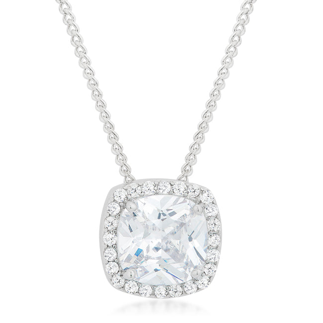 Pave Halo Pendant - The Best Accessory