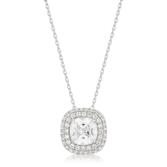 Pave Halo Pendant - The Best Accessory