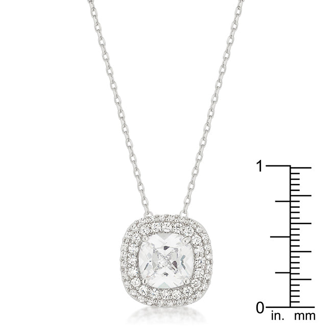 Pave Halo Pendant - The Best Accessory