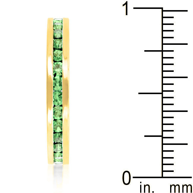 Stylish Stackables Peridot Crystal Gold Ring - The Best Accessory