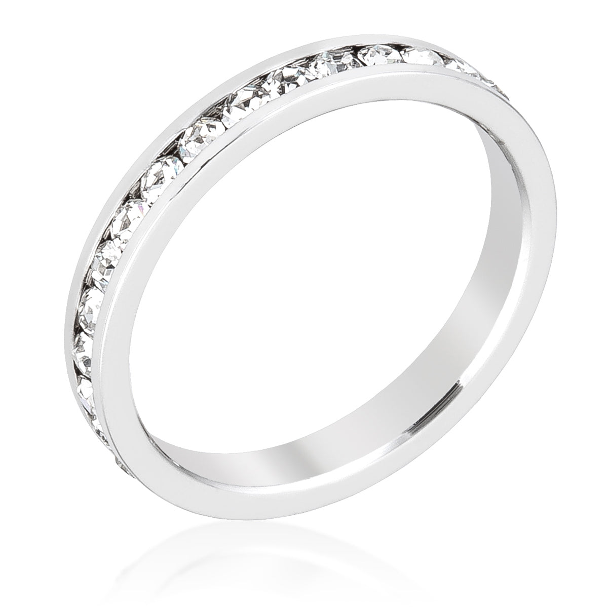 Stylish Stackables Clear Crystal Crystal Ring - The Best Accessory