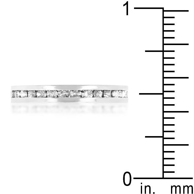 Stylish Stackables Clear Crystal Crystal Ring - The Best Accessory