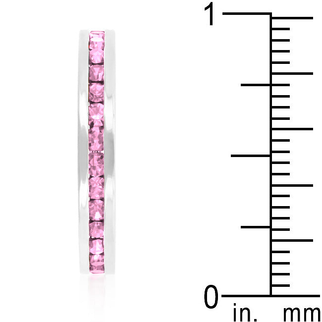 Stylish Stackables Pink Crystal Ring - The Best Accessory