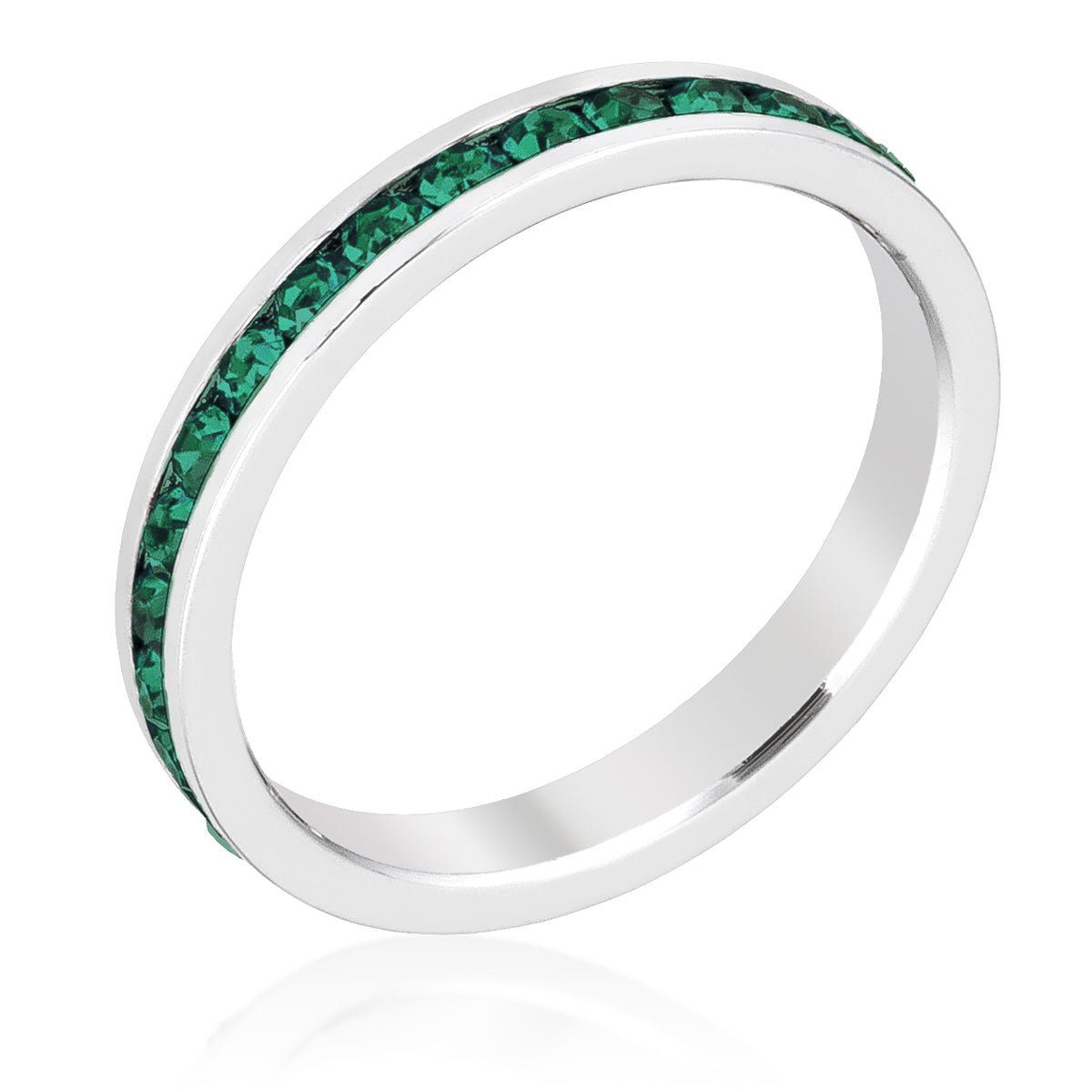 Stylish Stackables Emerald Crystal Ring - The Best Accessory