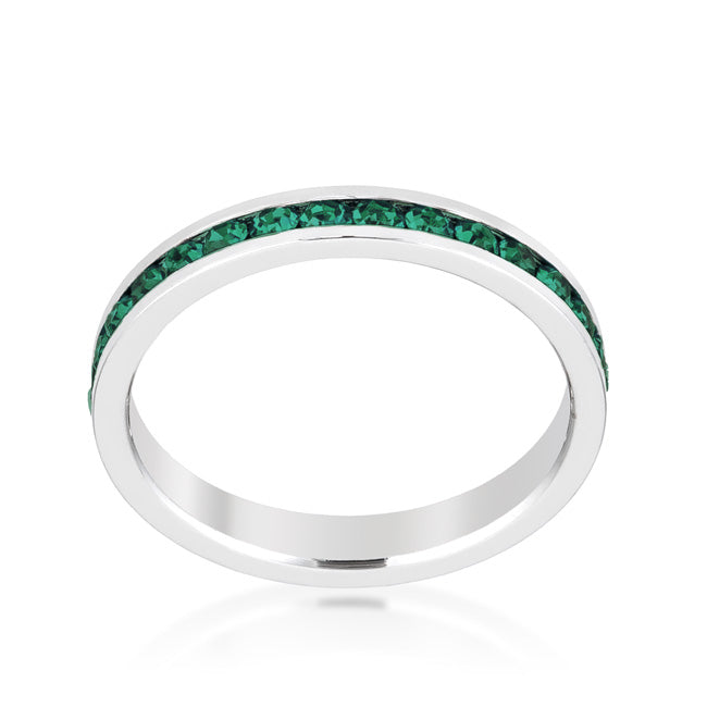 Stylish Stackables Emerald Crystal Ring - The Best Accessory
