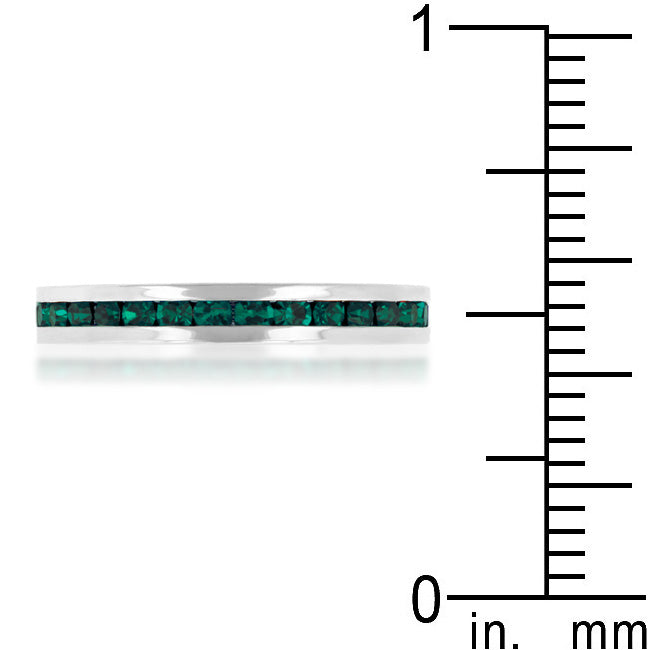 Stylish Stackables Emerald Crystal Ring - The Best Accessory