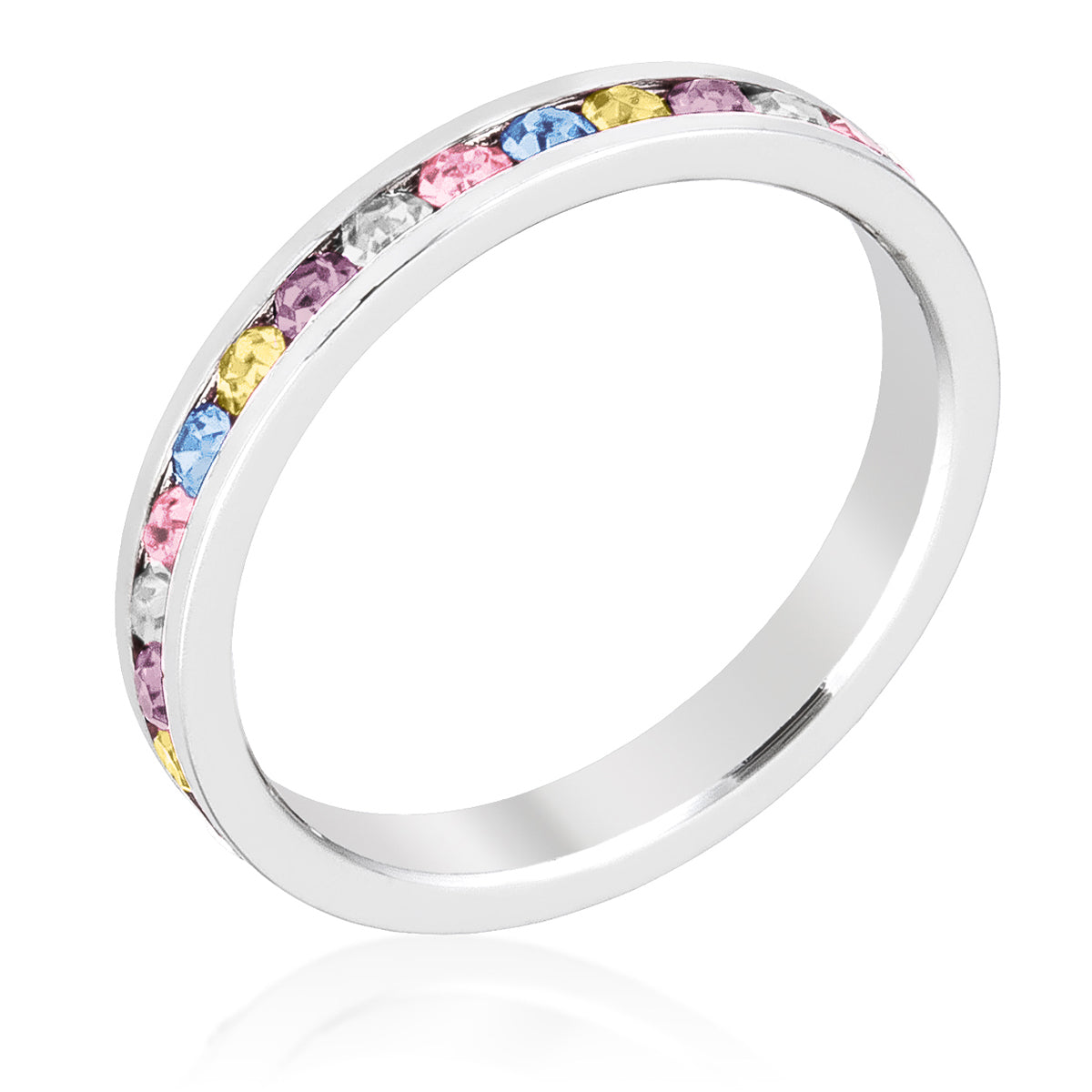 Stylish Stackables Mixed Crystal Ring - The Best Accessory