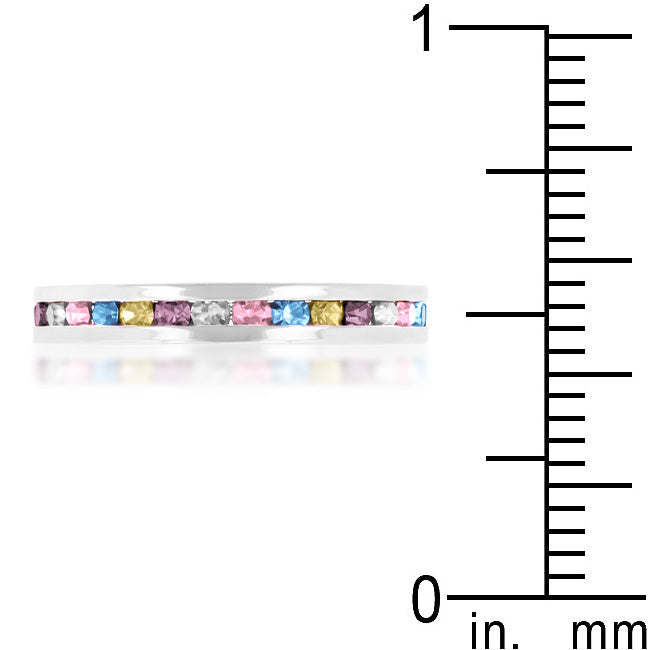Stylish Stackables Mixed Crystal Ring - The Best Accessory