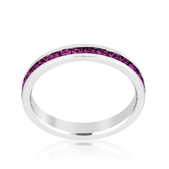 Stylish Stackables with Amethyst Crystal Ring - The Best Accessory
