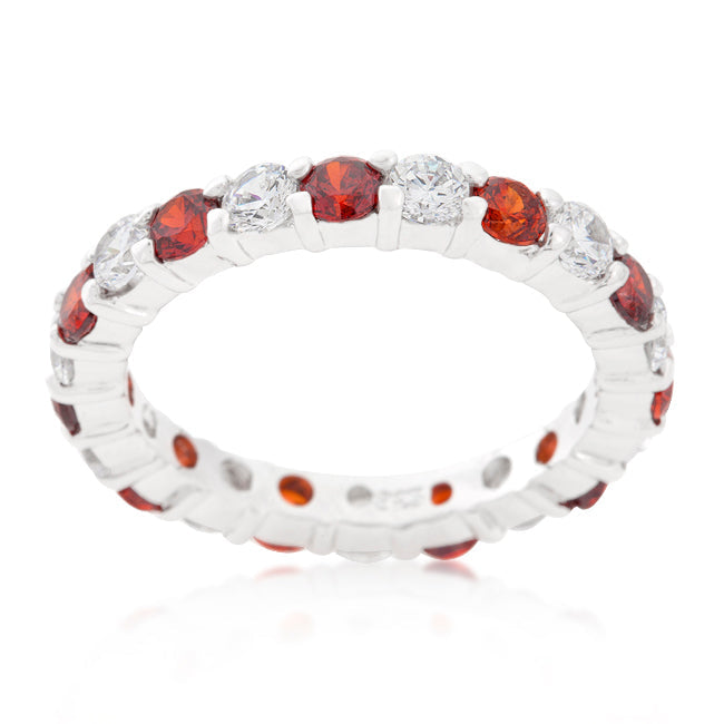 Mini Jessica Band with Garnet Cubic Zirconia - The Best Accessory