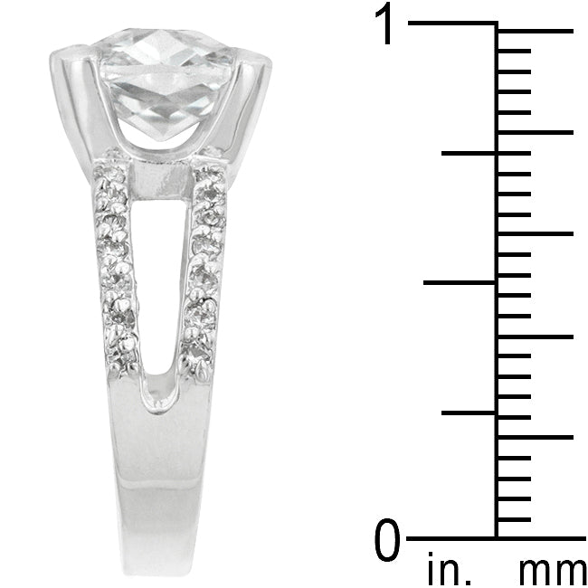 Double Band Cubic Zirconia Engagement Ring - The Best Accessory
