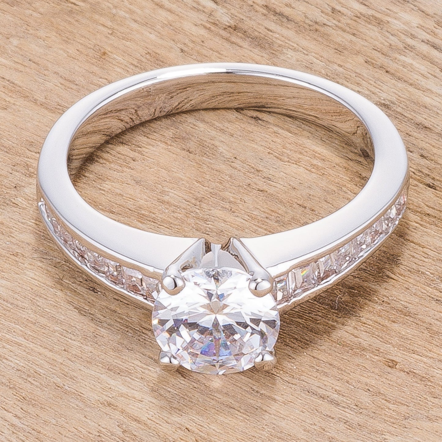 Cubic Zircon Engagement Ring - The Best Accessory