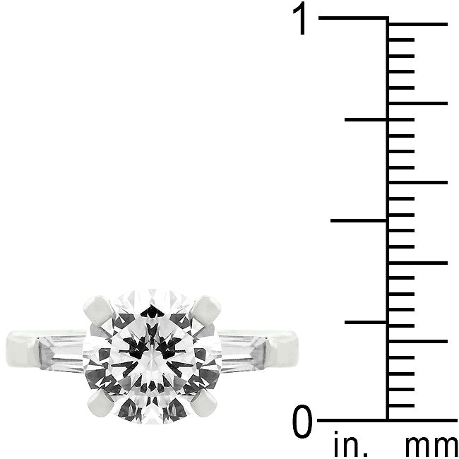 Classic Triple White Engagement Ring - The Best Accessory