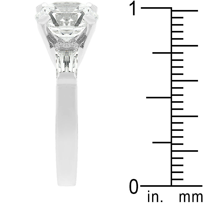 Classic Triple White Engagement Ring - The Best Accessory