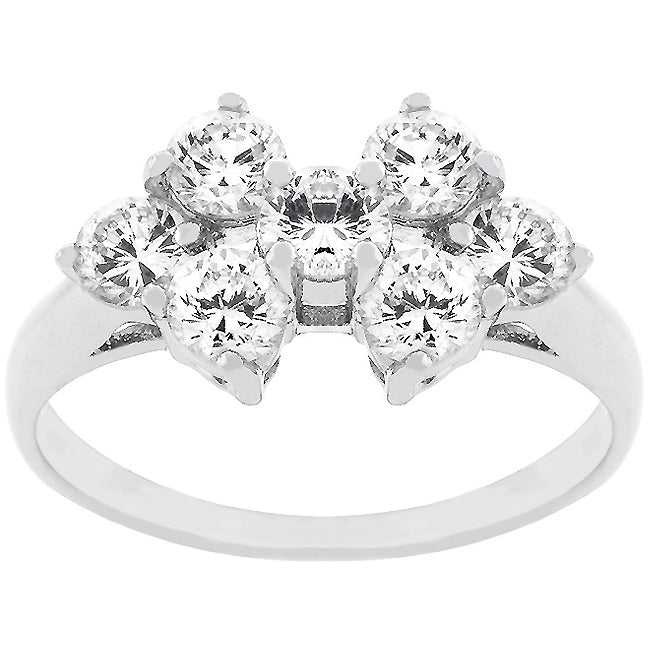 Round Cubic Zirconia Cluster Ring - The Best Accessory