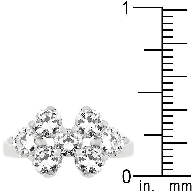 Round Cubic Zirconia Cluster Ring - The Best Accessory