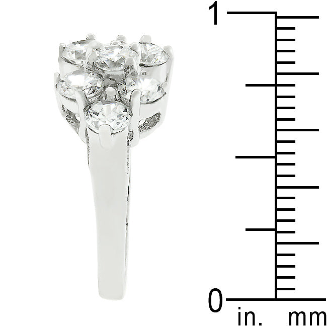 Round Cubic Zirconia Cluster Ring - The Best Accessory