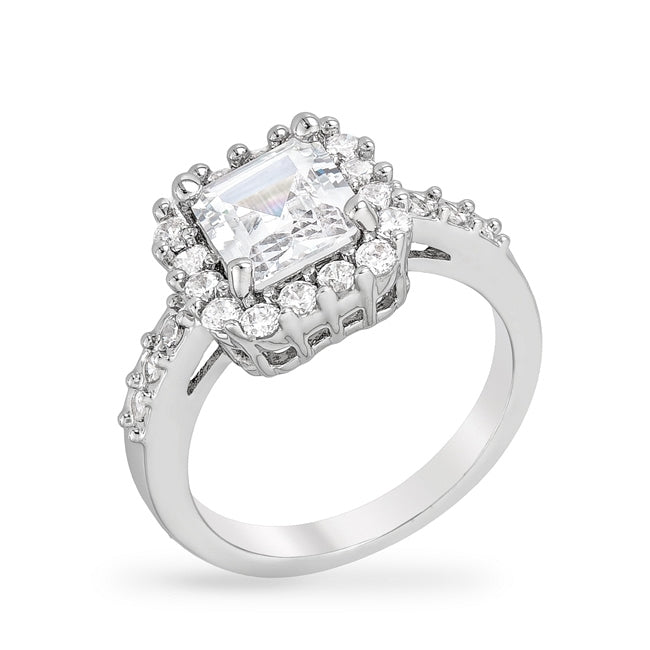 Pave Asscher Ring - The Best Accessory
