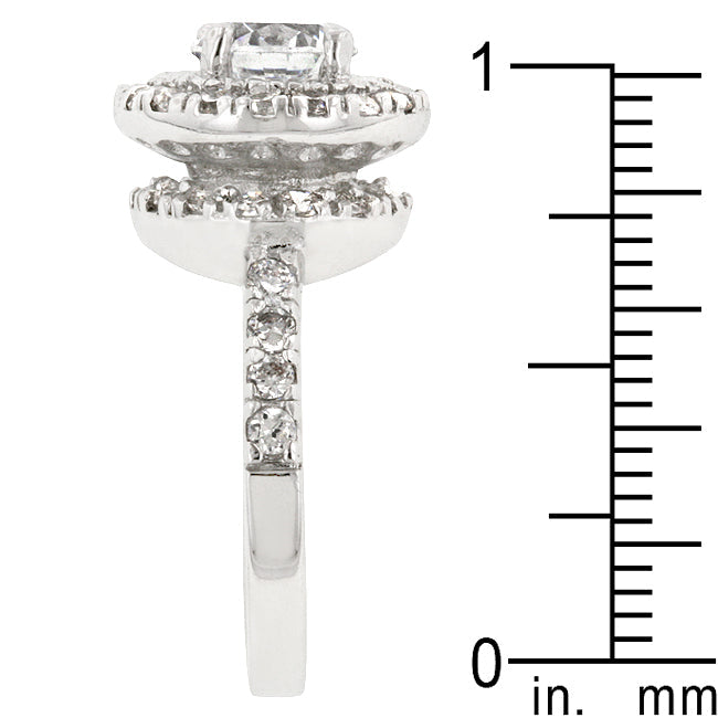 Rhodium Plated Majestic Ring - The Best Accessory