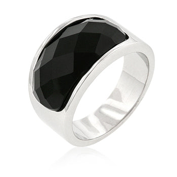Onyx Block Cocktail Ring - The Best Accessory