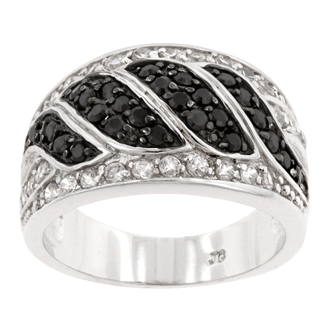 Black & White Swirl Ring - The Best Accessory
