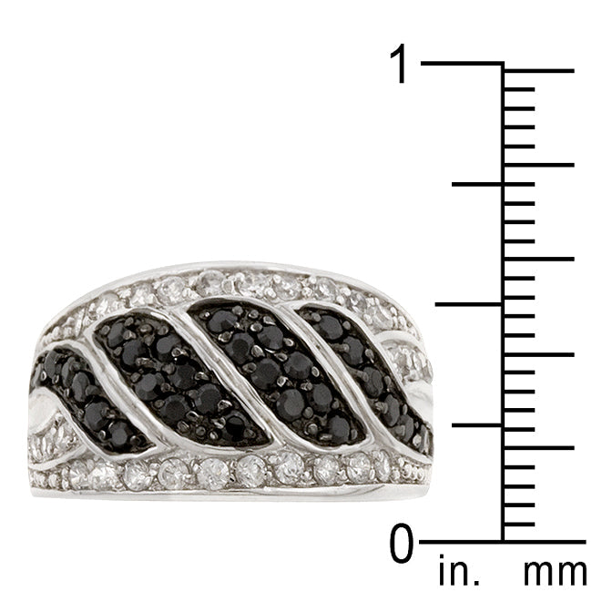 Black & White Swirl Ring - The Best Accessory