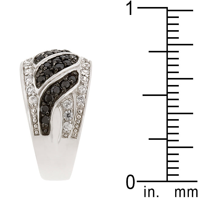 Black & White Swirl Ring - The Best Accessory