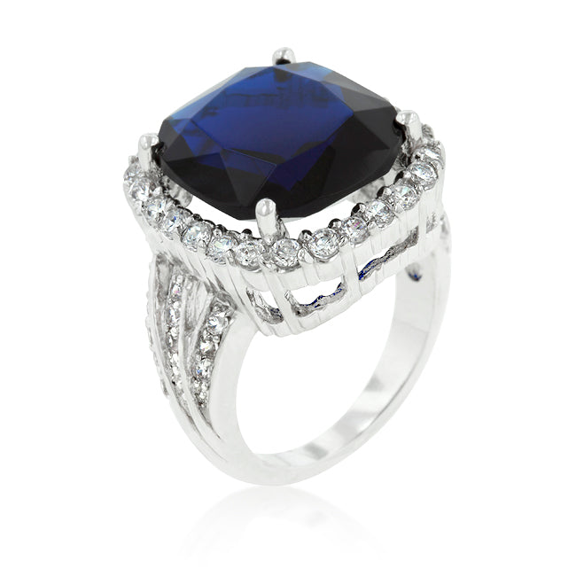 Deep Blue Sapphire Engagement Ring - The Best Accessory