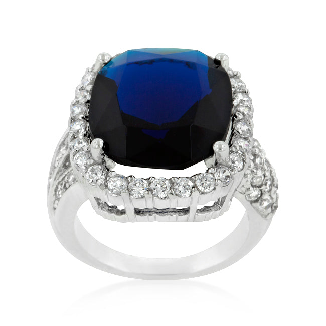 Deep Blue Sapphire Engagement Ring - The Best Accessory