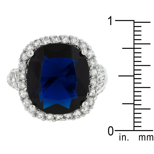 Deep Blue Sapphire Engagement Ring - The Best Accessory