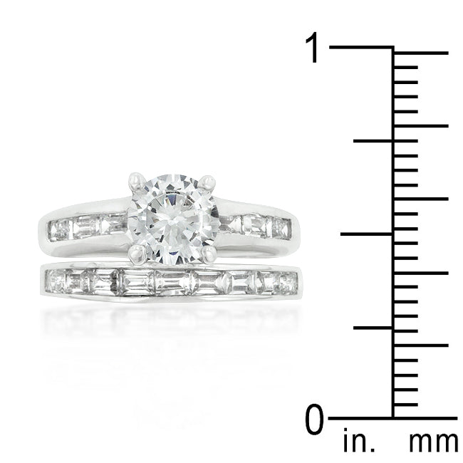 Rhodium Plated Stackable Ring Set - The Best Accessory