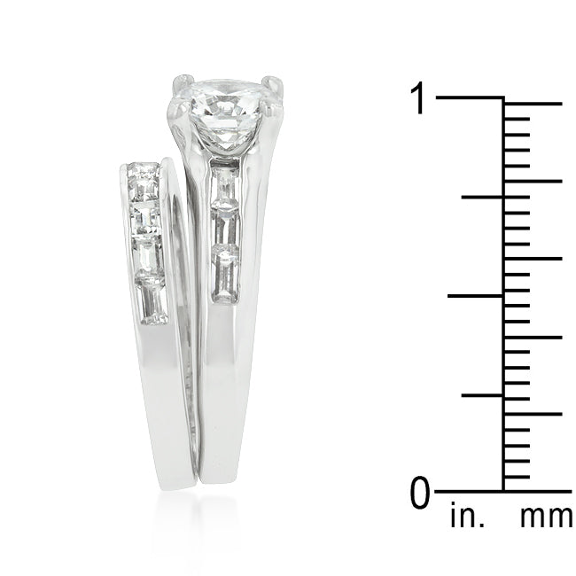 Rhodium Plated Stackable Ring Set - The Best Accessory
